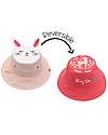 FlapJackKids Cappello Estivo Reversibile Anti-UV SPF 50+ - Bunny+Deer - 100% Cotone Cappelli Estivi