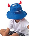 FlapJackKids Cappello Estivo Reversibile Anti-UV SPF 50+ - Mostro+Macchina - 100% Cotone Cappelli Estivi