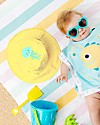 FlapJackKids Cappello Estivo Reversibile Anti-UV SPF 50+ Pesce+Medusa - 100% cotone Cappelli Estivi