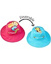FlapJackKids Cappello Estivo Reversibile Anti-UV SPF 50+ Sirena+Cavalluccio Marino - 100% cotone Cappelli Estivi