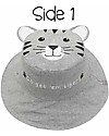 FlapJackKids Cappello Estivo Reversibile Anti-UV SPF 50+ - Tigre+Safari - 100% Cotone Cappelli Estivi