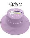 FlapJackKids Cappello Estivo Reversibile Anti-UV SPF 50+ - Unicorno+Stella - 100% Cotone Cappelli Estivi