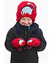 FlapJackKids Cappello Invernale Bimbo Reversibile Pile SPF 50 - Dino Cappelli Invernali