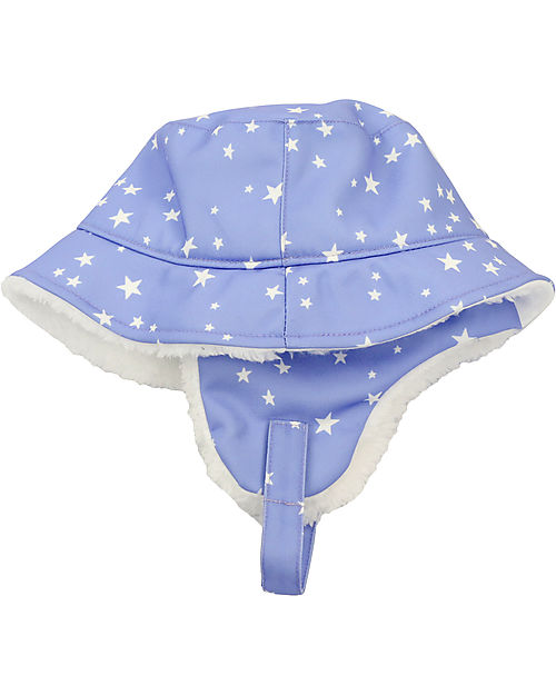 FlapJackKids Cappello Invernale Bucket - Stars - Morbido Tessuto Sherpa Cappelli Invernali
