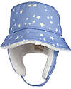 FlapJackKids Cappello Invernale Bucket - Stars - Morbido Tessuto Sherpa Cappelli Invernali