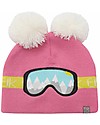 FlapJackKids Cappello Invernale Lavorato a Maglia - Occhiali da Sci Rosa Cappelli Invernali