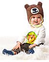 FlapJackKids Cappello Invernale Reversibile Anti-UV SPF 50+, Rana+Orso - 100% pile Cappelli Invernali