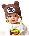 FlapJackKids Cappello Invernale Reversibile Anti-UV SPF 50+, Rana+Orso - 100% pile Cappelli Invernali