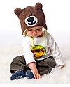 FlapJackKids Cappello Invernale Reversibile Anti-UV SPF 50+, Rana+Orso - 100% pile Cappelli Invernali