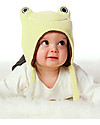 FlapJackKids Cappello Invernale Reversibile Anti-UV SPF 50+, Rana+Orso - 100% pile Cappelli Invernali