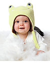 FlapJackKids Cappello Invernale Reversibile Anti-UV SPF 50+, Rana+Orso - 100% pile Cappelli Invernali