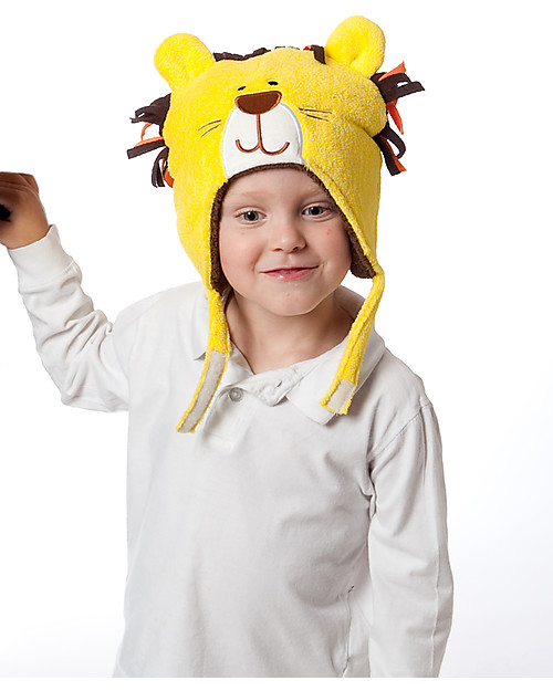 FlapJackKids Cappello Invernale Reversibile Pile SPF 50 - Leone/Scimmietta Cappelli Invernali