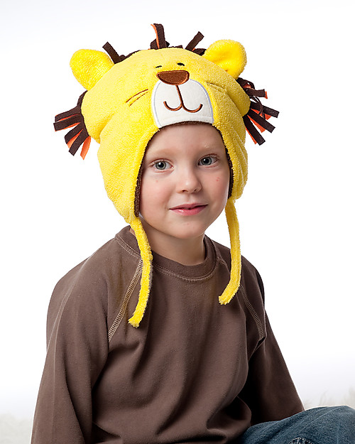 FlapJackKids Cappello Invernale Reversibile Pile SPF 50 - Leone/Scimmietta Cappelli Invernali