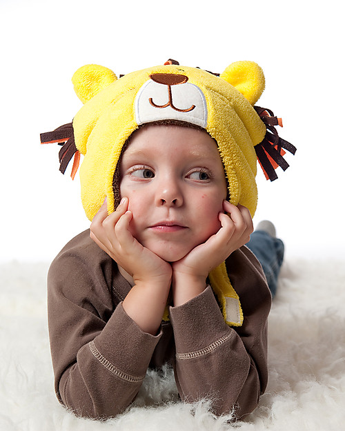 FlapJackKids Cappello Invernale Reversibile Pile SPF 50 - Leone/Scimmietta Cappelli Invernali