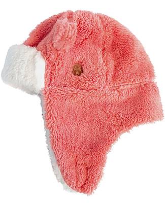 Cappello Invernale Trapper - con Orecchie - Rosa - Morbido Tessuto Sherpa