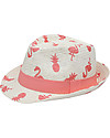 FlapJackKids Cappello Modello Fedora - Fenicotteri/Ananas Cappelli Estivi
