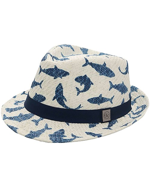 FlapJackKids Cappello Modello Fedora - Squali - New Design Cappelli Estivi