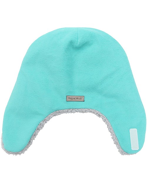 FlapJackKids Cappello Reversibile Tessuto Sherpa - Lupo + Occhiali da Sci - Ultra Morbido Cappelli Invernali