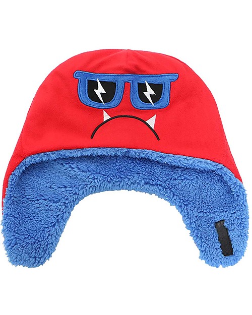 FlapJackKids Cappello Reversibile Tessuto Sherpa - Monsters - Ultra Morbido Cappelli Invernali