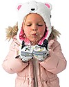 FlapJackKids Cappello Reversibile Tessuto Sherpa - Orso Polare + Occhiali da Sci - Ultra Morbido Cappelli Invernali