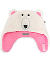 FlapJackKids Cappello Reversibile Tessuto Sherpa - Orso Polare + Occhiali da Sci - Ultra Morbido Cappelli Invernali