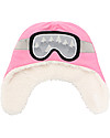 FlapJackKids Cappello Reversibile Tessuto Sherpa - Orso Polare + Occhiali da Sci - Ultra Morbido Cappelli Invernali