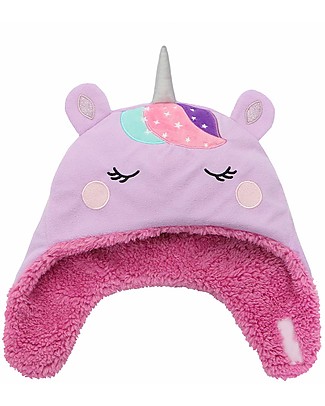 FlapJackKids Cappello Reversibile Tessuto Sherpa - Unicorno + Narvalo - Ultra Morbido Cappelli Invernali