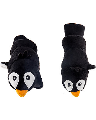 FlapJackKids Guanti-Pupazzo Pinguino In Caldissimo Pile, 2-6 anni null