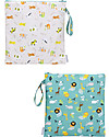 FlapJackKids Pochette Impermeabile Porta Costume - Zoo Trousse e Pochette