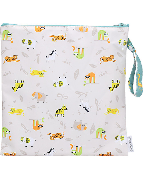 FlapJackKids Pochette Impermeabile Porta Costume - Zoo Trousse e Pochette