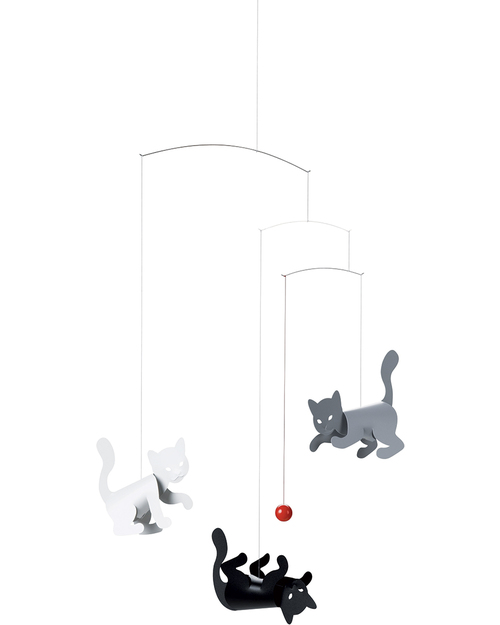 Flensted Giostrina Gattini - Kitty Cats (si muove da sola!) Giostrine