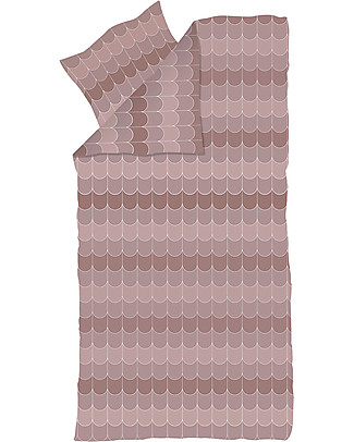 Flexa Coprimaterasso e Federa in Satin di Cotone - 200x140 cm - Ciliegia Popsicle Set Copripiumino