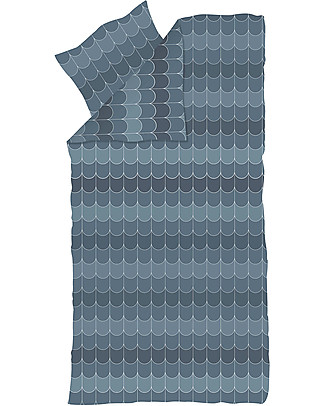 Flexa Coprimaterasso e Federa in Satin di Cotone - 200x140 cm - Mirtillo Popsicle Set Copripiumino