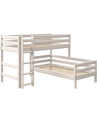 Flexa Letto a Castello Classic ad Angolo Semi-Elevato - 200x90 cm Letti a Castello
