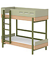 Flexa Letto a Castello Popsicle con Scaletta - 200x90 cm - Verde Letti a Castello