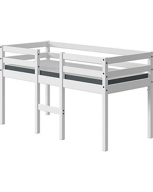 Flexa Letto Junior Semi-Elevato Alfred - 160 x 70 cm - con Sponde Lettini con Sbarre