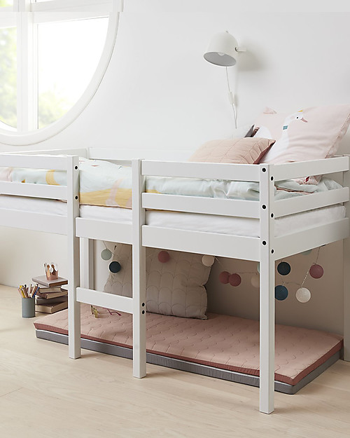 Flexa Letto Junior Semi-Elevato Alfred - 160 x 70 cm - con Sponde Lettini con Sbarre