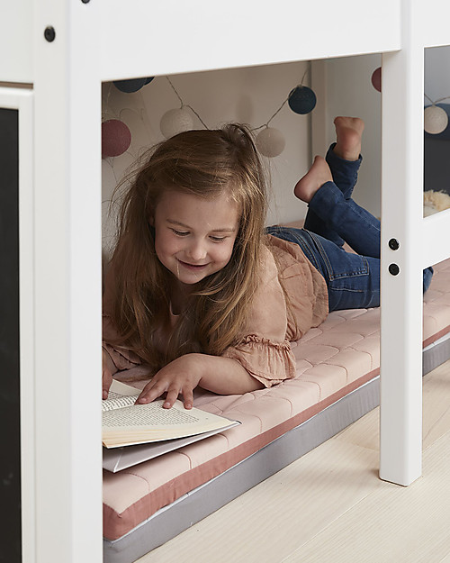 Flexa Letto Junior Semi-Elevato Alfred - 160 x 70 cm - con Sponde Lettini con Sbarre