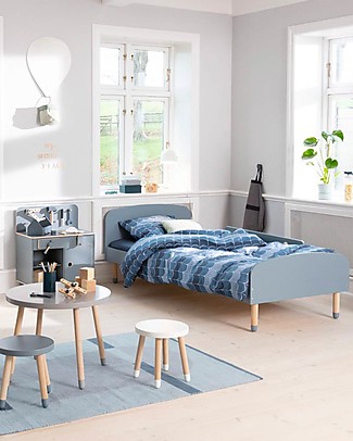 Flexa Letto Singolo Dots con Sponde - 200x90 cm - Celeste Letti Singoli