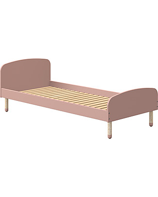 Flexa Letto Singolo Dots in Legno - 200x90 cm - Rosa Letti Singoli