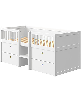 Flexa Letto Singolo Freja con Cassetti - 200x90 cm Letti Singoli