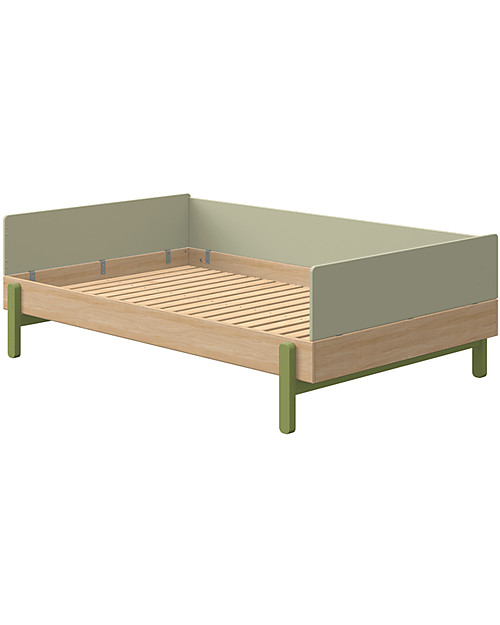 Flexa Letto Singolo Popsicle e Divano - 200x120 cm - Verde Letti Singoli
