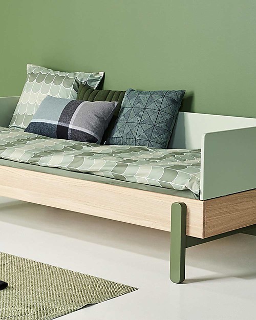 Flexa Letto Singolo Popsicle e Divano - 200x120 cm - Verde Letti Singoli