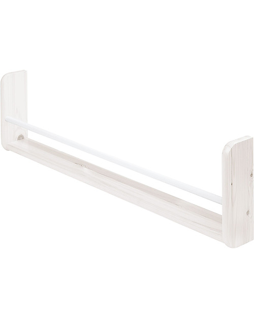 Flexa Mensola in Legno Bianco - 87x23 cm - per Letto o Parete Librerie Montessoriane