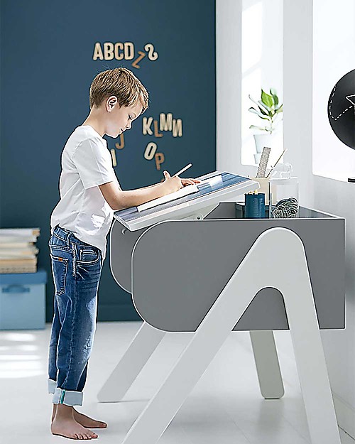 Flexa Scrivania Study Woody - 120x70 cm - Regolabile in Altezza e Inclinazione Scrivanie