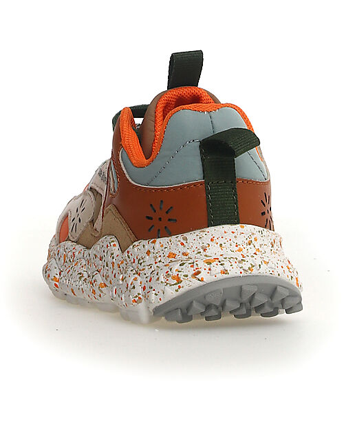Flower Mountain Sneakers Saburo Junior - Fabbric Multi Pepper Sole - Sabbia/Tortora Scarpe
