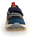 Flower Mountain Sneakers Yamano 3 Junior - Nylon - Blu Navy/Talpa - Ecopelle Sneakers