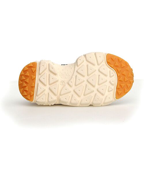 Flower Mountain Sneakers Yamano 3 Junior - Nylon - Marrone/Grigio - Ecopelle Sneakers