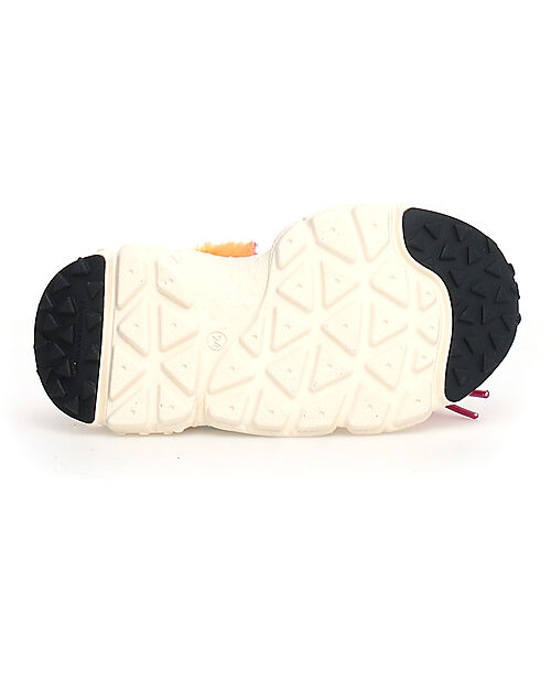 Flower Mountain Sneakers Yamano 3 Junior - Teddy - Multicolore - Ecopelle e Tessuto Tecnico Riciclato Scarpe