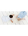 Fresk Sacco Nanna Estivo, Balena Blu, 12-18m - Mussola di cotone bio doppio strato Sacchi Nanna
